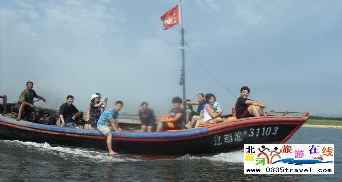 東戴河北戴河南戴河出海打漁看日出電話0335-3522599,13785079044東戴河北戴河南戴