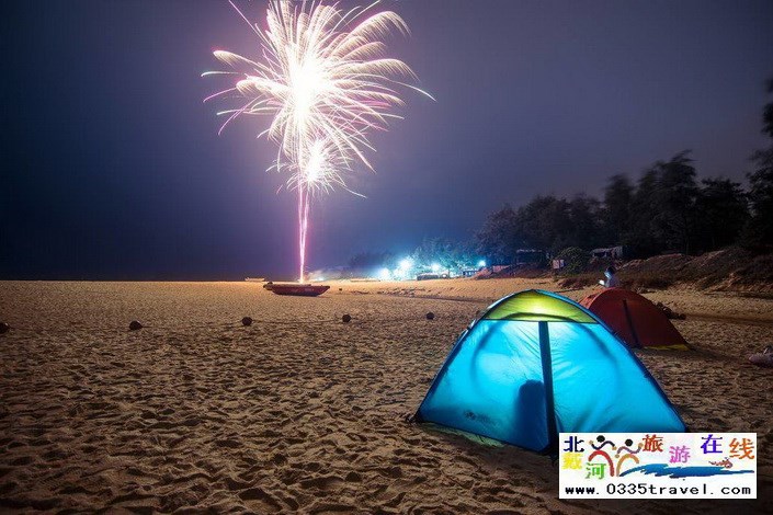 北戴河南戴河?xùn)|戴河煙花焰火沙灘篝火晚會(huì)