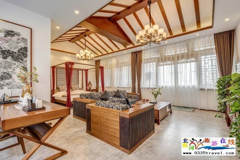 山海關(guān)古城古典特色庭院民宿